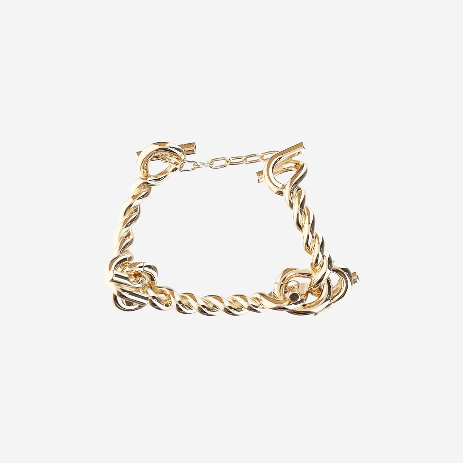 Bracciale Gancini torchon 760993 001 SALVATORE FERRAGAMO 