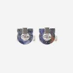 GEMELLI GANCINI IN OTTONE E PIETRA SEMIPREZIOSA 770120 006 SALVATORE FERRAGAMO 