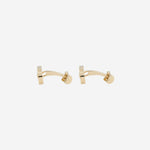 GEMELLI IN OTTONE CON LOGO INCISO 770385 002 SALVATORE FERRAGAMO 