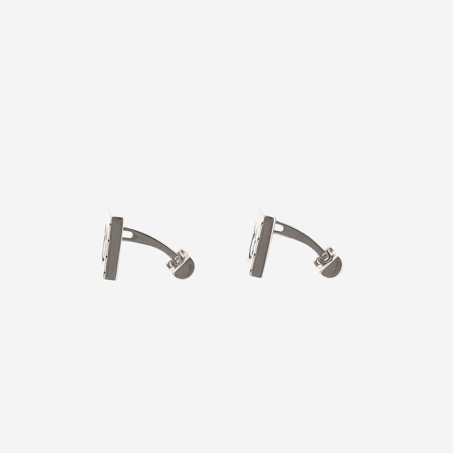 GEMELLI GANCINI SQUADRATI IN OTTONE 770413 001 SALVATORE FERRAGAMO 