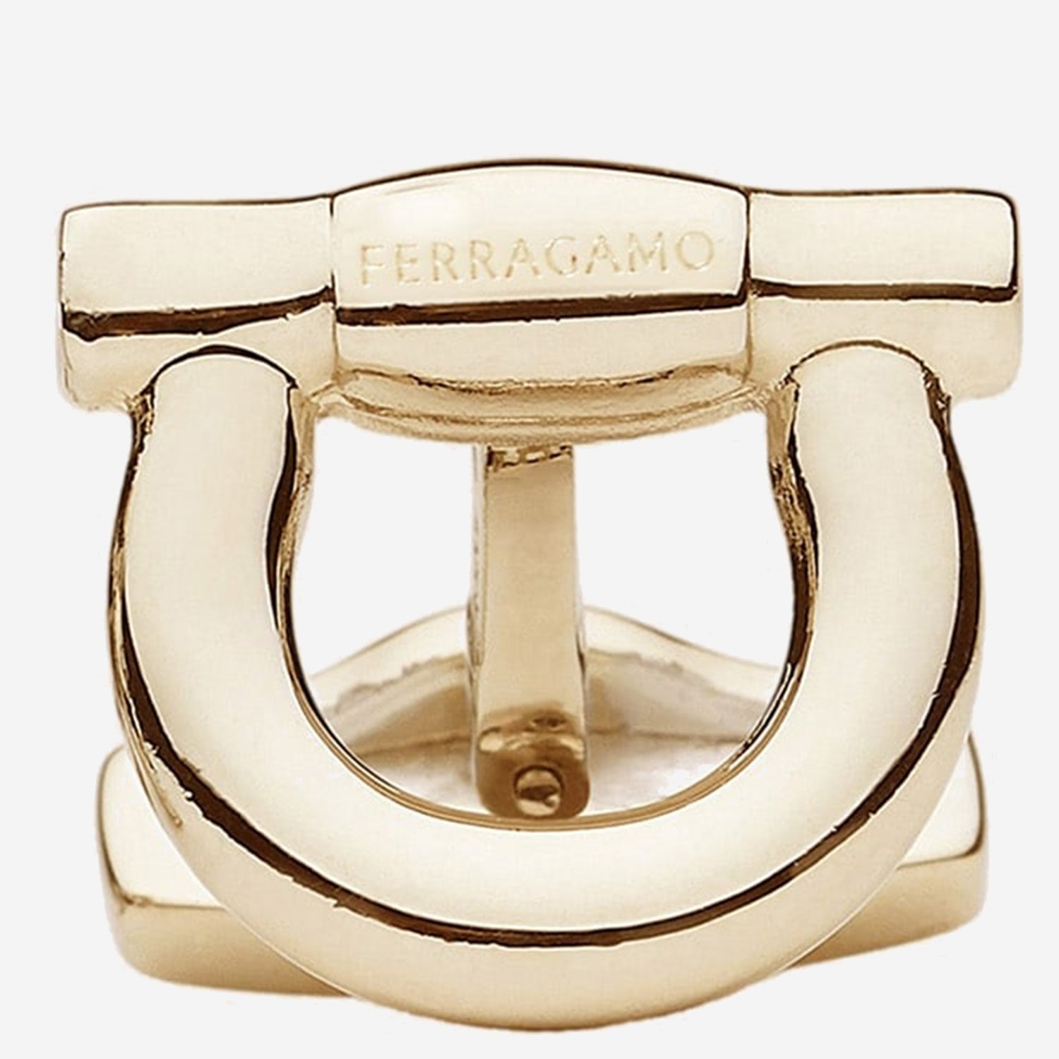 GEMELLI GANCINI IN OTTONE 775189 001 SALVATORE FERRAGAMO 