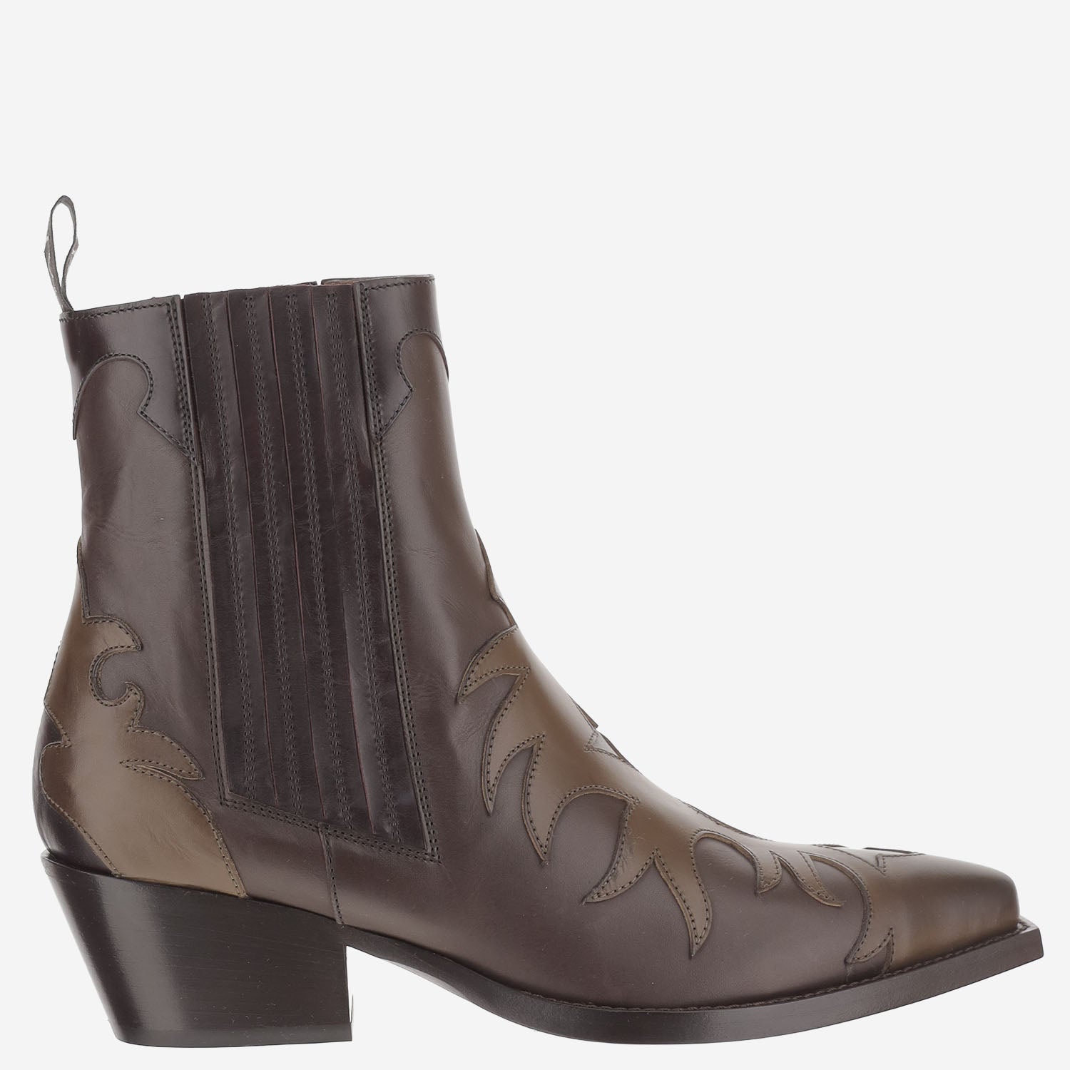STIVALETTI PARMA IN PELLE SR3651H MILITARE SARTORE 