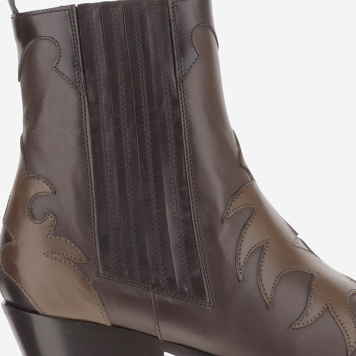 STIVALETTI PARMA IN PELLE SR3651H MILITARE SARTORE 