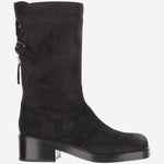 STIVALE IN PELLE SCAMOSCIATA SR5030 NERO SARTORE 