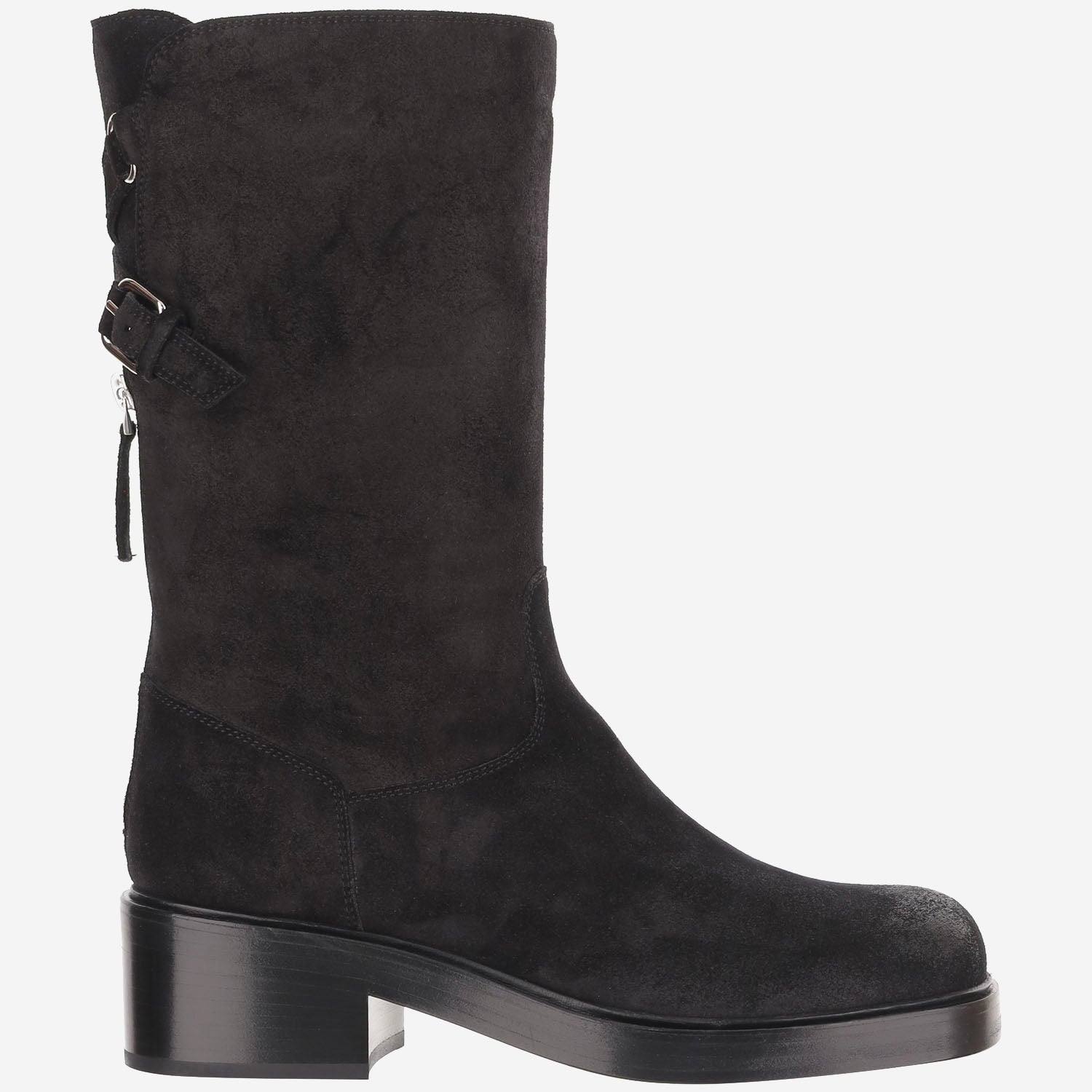STIVALE IN PELLE SCAMOSCIATA SR5030 NERO SARTORE 
