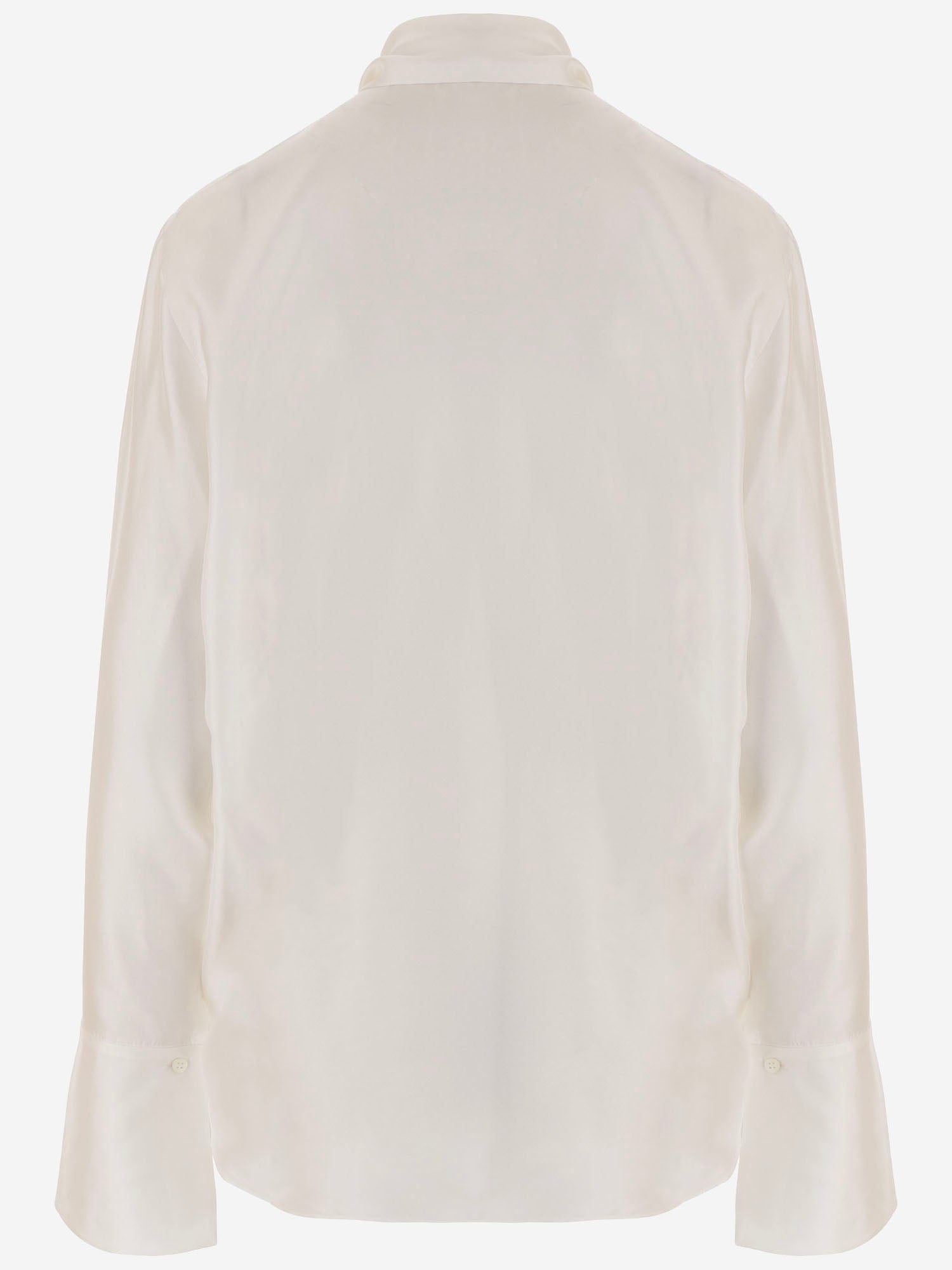 CAMICIA IN SETA CON FIOCCO W26110 0101 SASUPHI 
