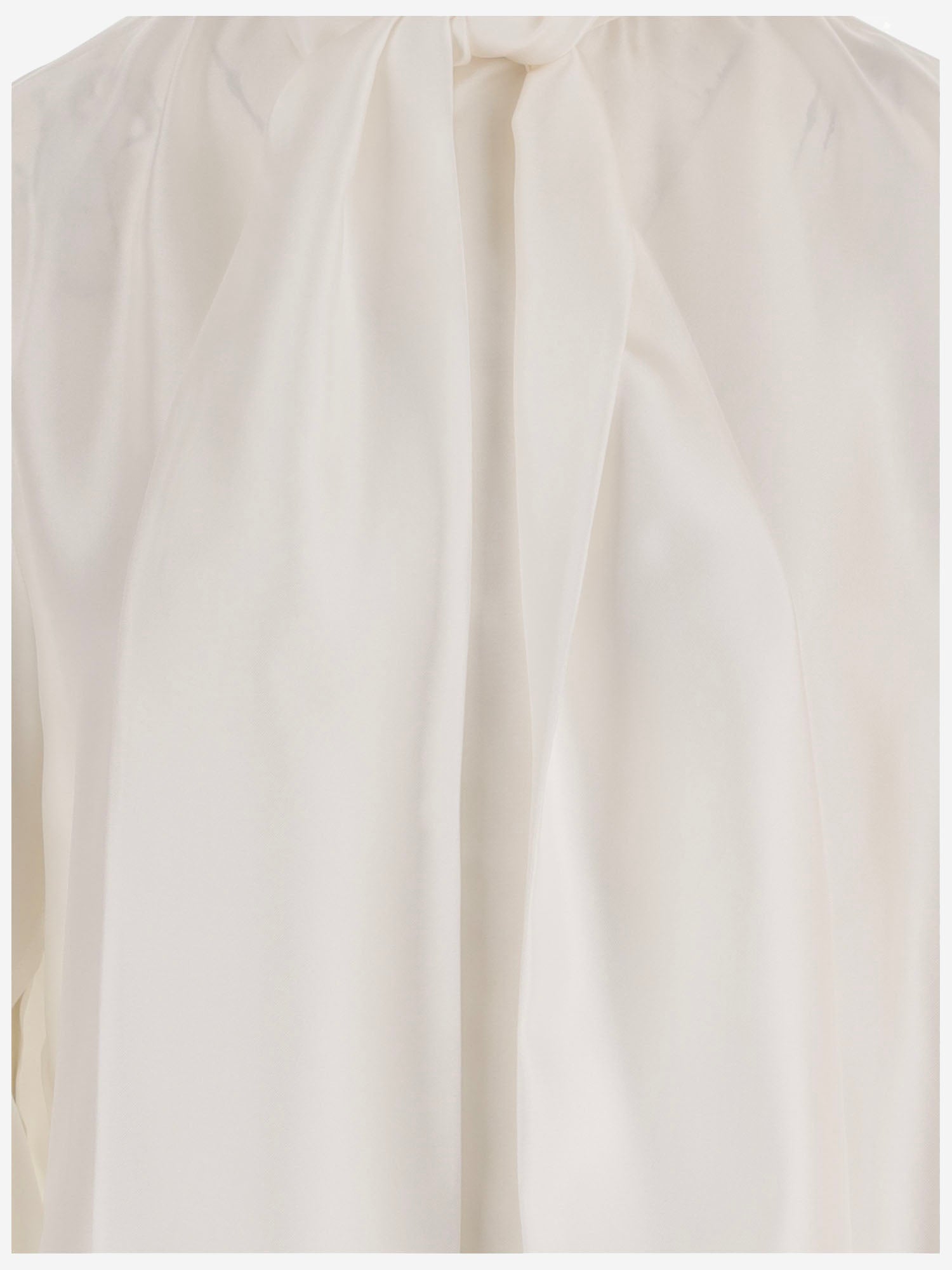CAMICIA IN SETA CON FIOCCO W26110 0101 SASUPHI 