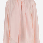CAMICIA IN SETA CON FIOCCO W26110 0200 SASUPHI 
