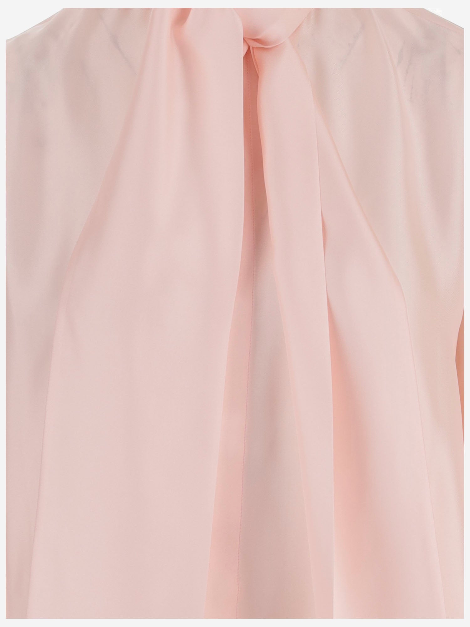 CAMICIA IN SETA CON FIOCCO W26110 0200 SASUPHI 