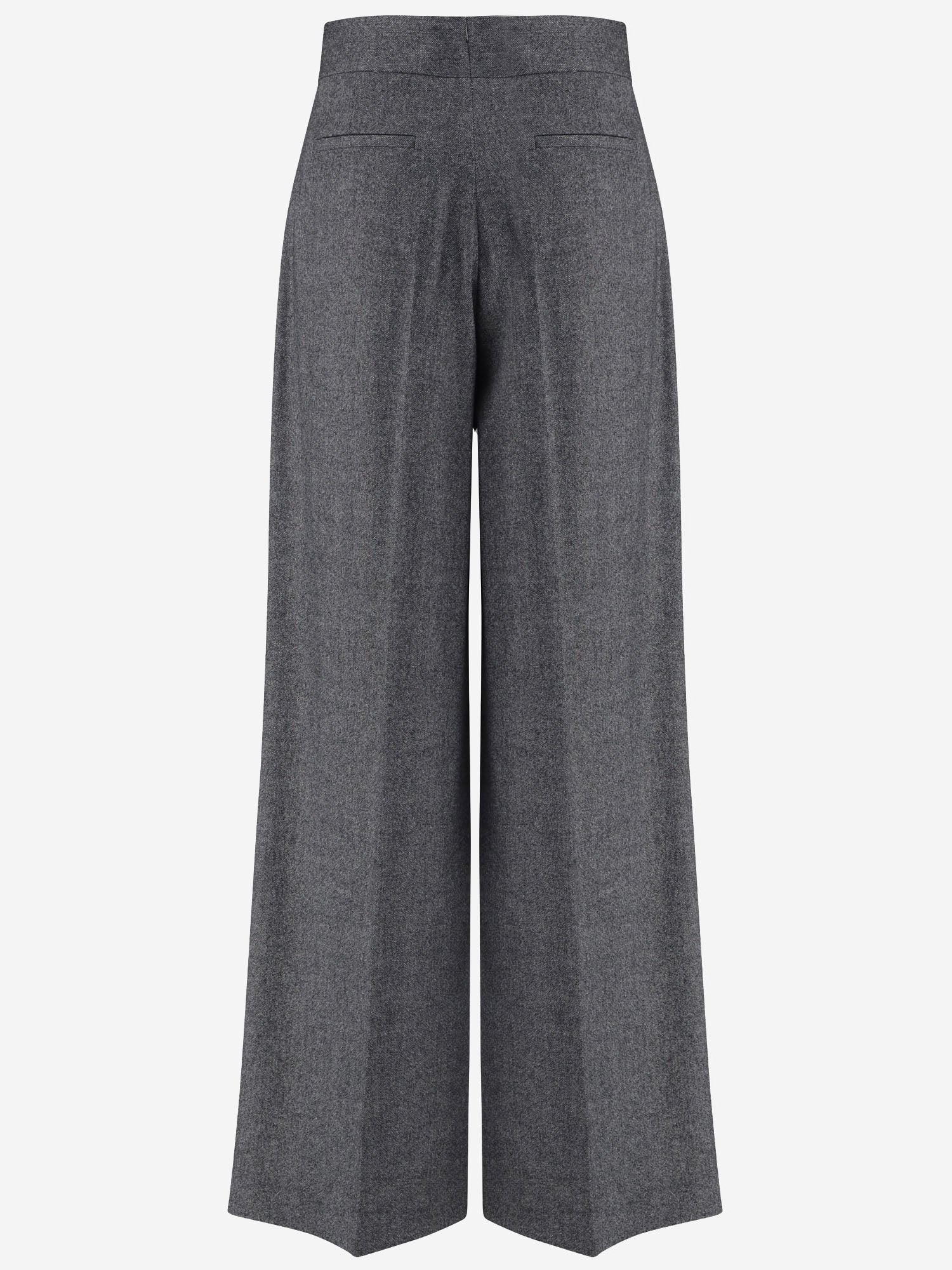 PANTALONI SARTORIALI IN LANA E CASHMERE STRETCH W26314 0950 SASUPHI 