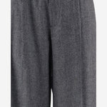 PANTALONI SARTORIALI IN LANA E CASHMERE STRETCH W26314 0950 SASUPHI 