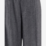 PANTALONI SARTORIALI IN LANA E CASHMERE STRETCH W26314 0950 SASUPHI 