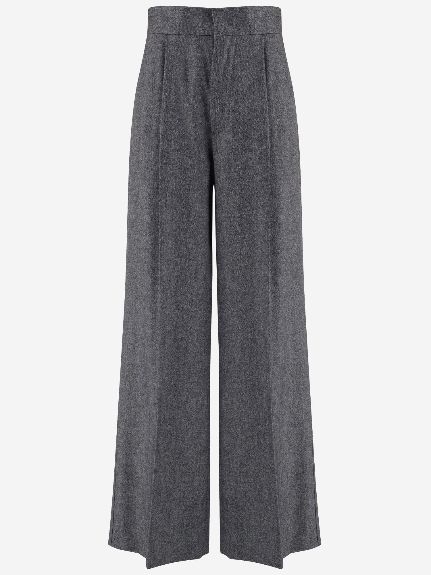 PANTALONI SARTORIALI IN LANA E CASHMERE STRETCH W26314 0950 SASUPHI 