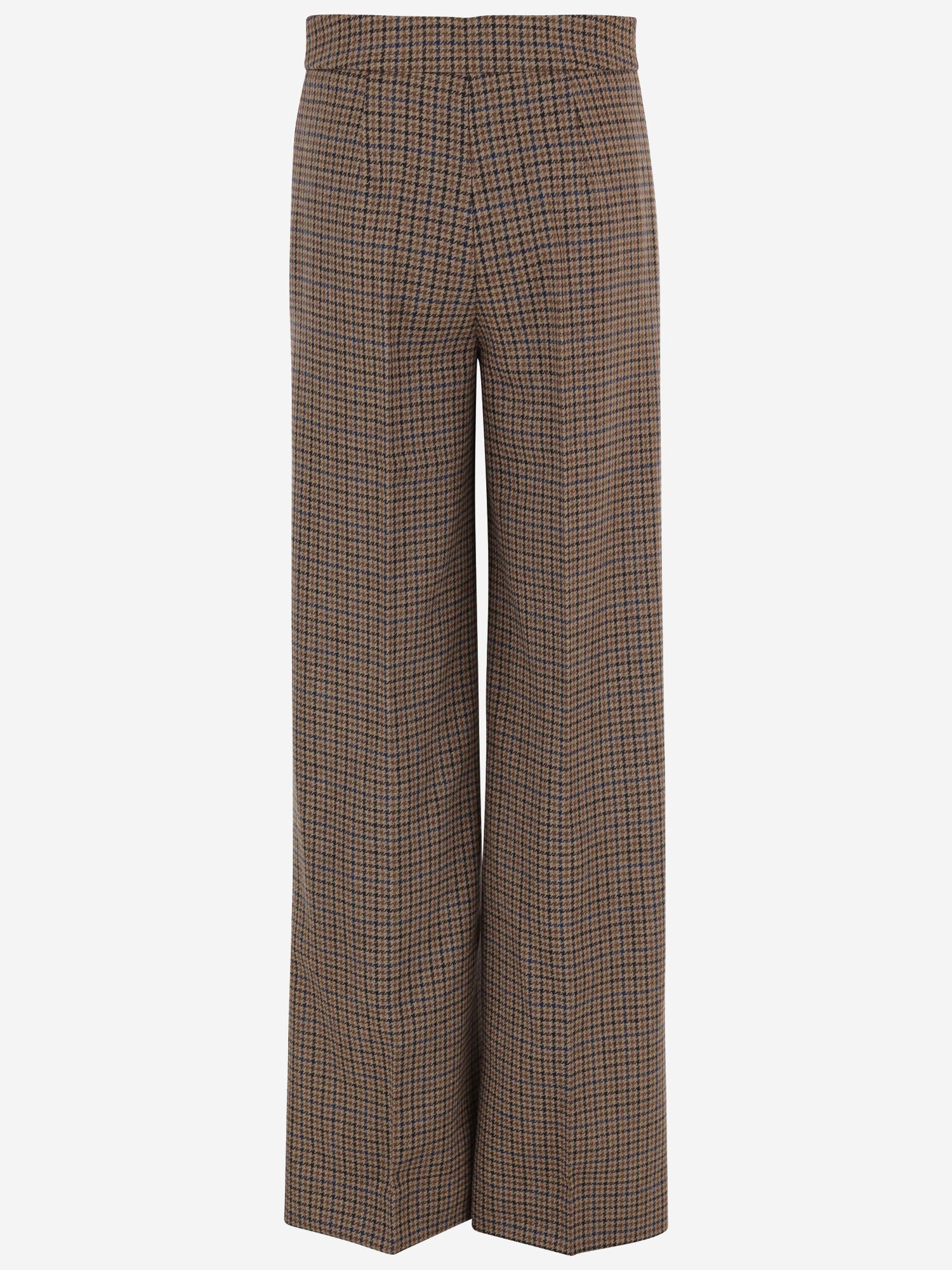 PANTALONI SARTORIALI IN LANA CON MOTIVO PIED DE POULE W26320Q 0800 SASUPHI 