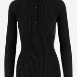 POLO A MANICHE LUNGHE IN CASHMERE E SETA W26614 0900 SASUPHI 