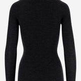 POLO A MANICHE LUNGHE IN CASHMERE E SETA W26614 0900 SASUPHI 