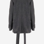 GIACCA IN LANA CON CINTURA W26702 0950 SASUPHI 