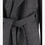 GIACCA IN LANA CON CINTURA W26702 0950 SASUPHI 