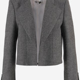 GIACCA IN LANA E CASHMERE STRETCH W26713 0950 SASUPHI 