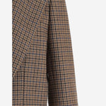 GIACCA IN LANA CON MOTIVO A QUADRI W26713Q 0800 SASUPHI 