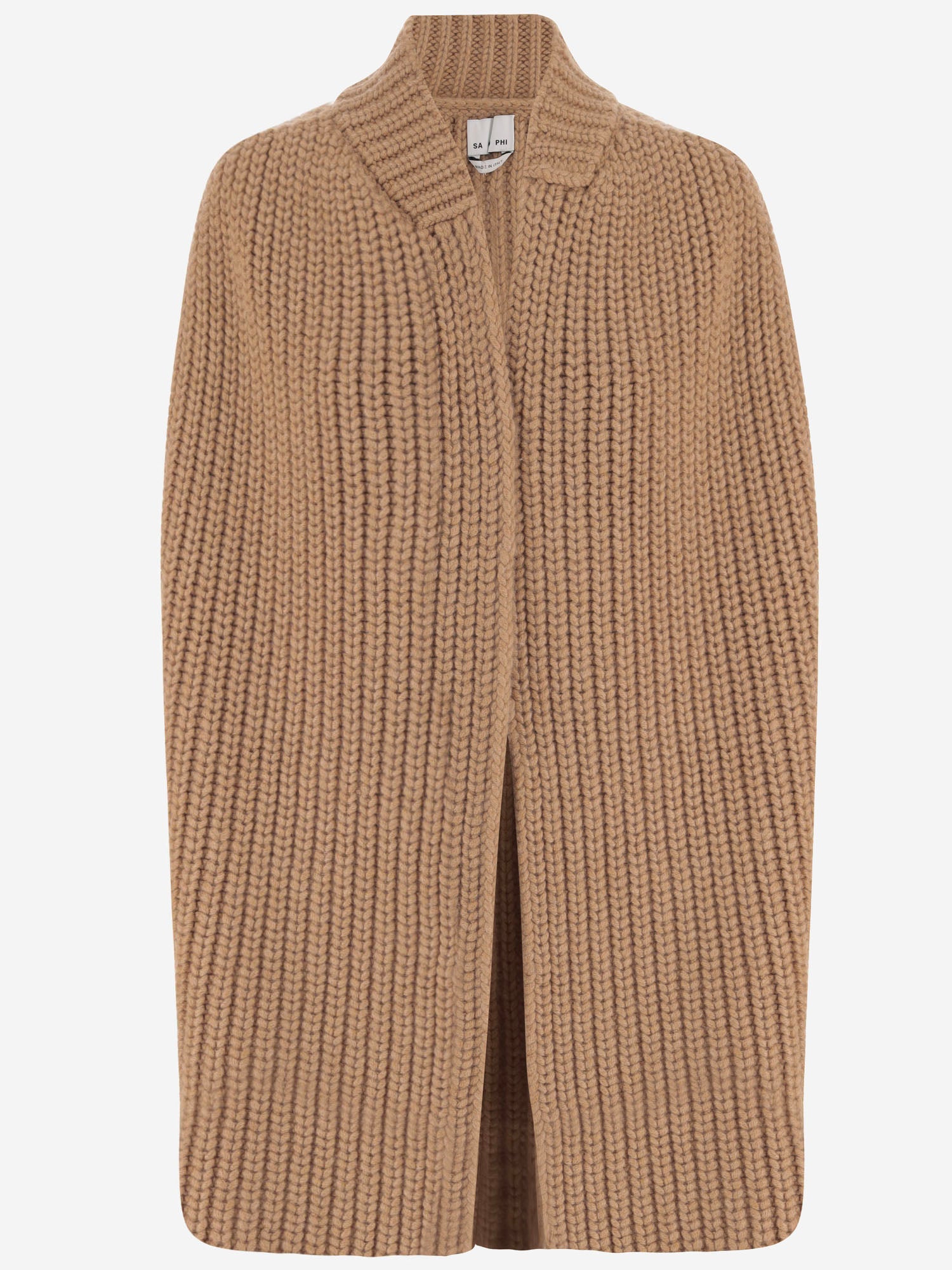 GIACCA IN MAGLIA DI CASHMERE A COSTE W26733 0800 SASUPHI 