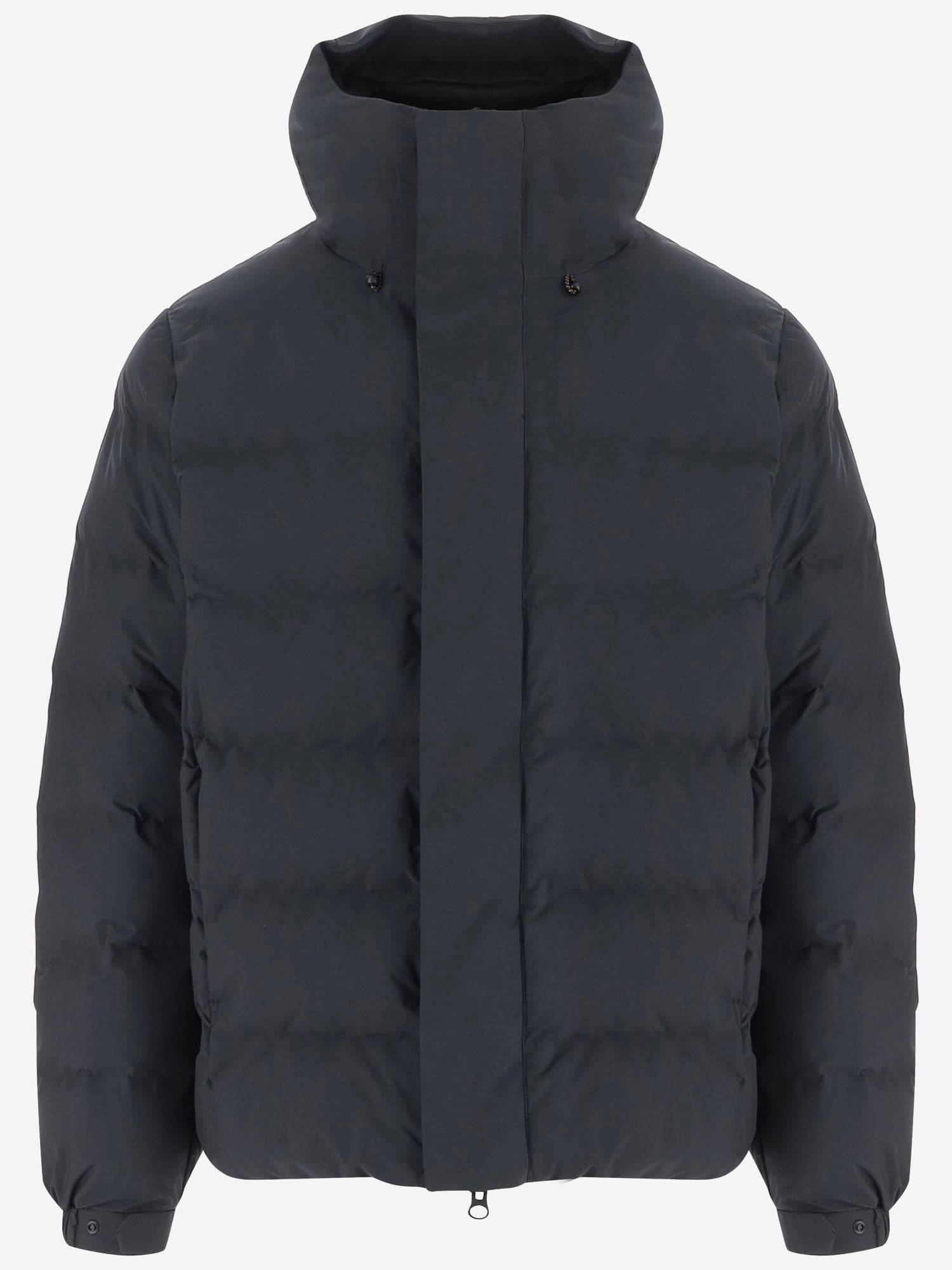 PIUMINO IN NYLON CON COLLO ALTO E TRAPUNTATURA A CANALI P31888M LEAF2310000 SAVE THE DUCK 
