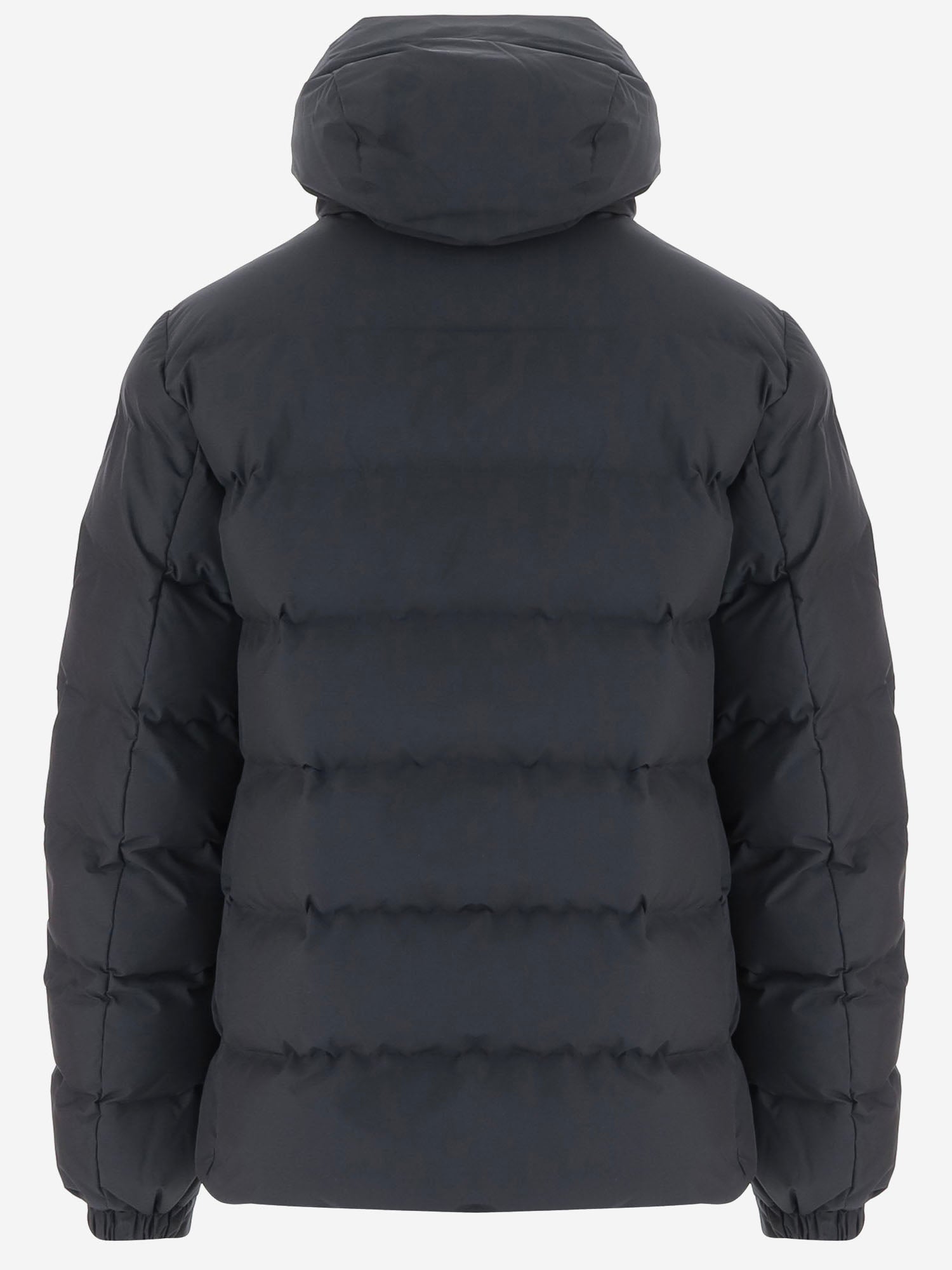 PIUMINO IN NYLON CON COLLO ALTO E TRAPUNTATURA A CANALI P31888M LEAF2310000 SAVE THE DUCK 