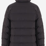 PIUMINO IN NYLON CON COLLO ALTO E TRAPUNTATURA A CANALI P31888M LEAF2340009 SAVE THE DUCK 