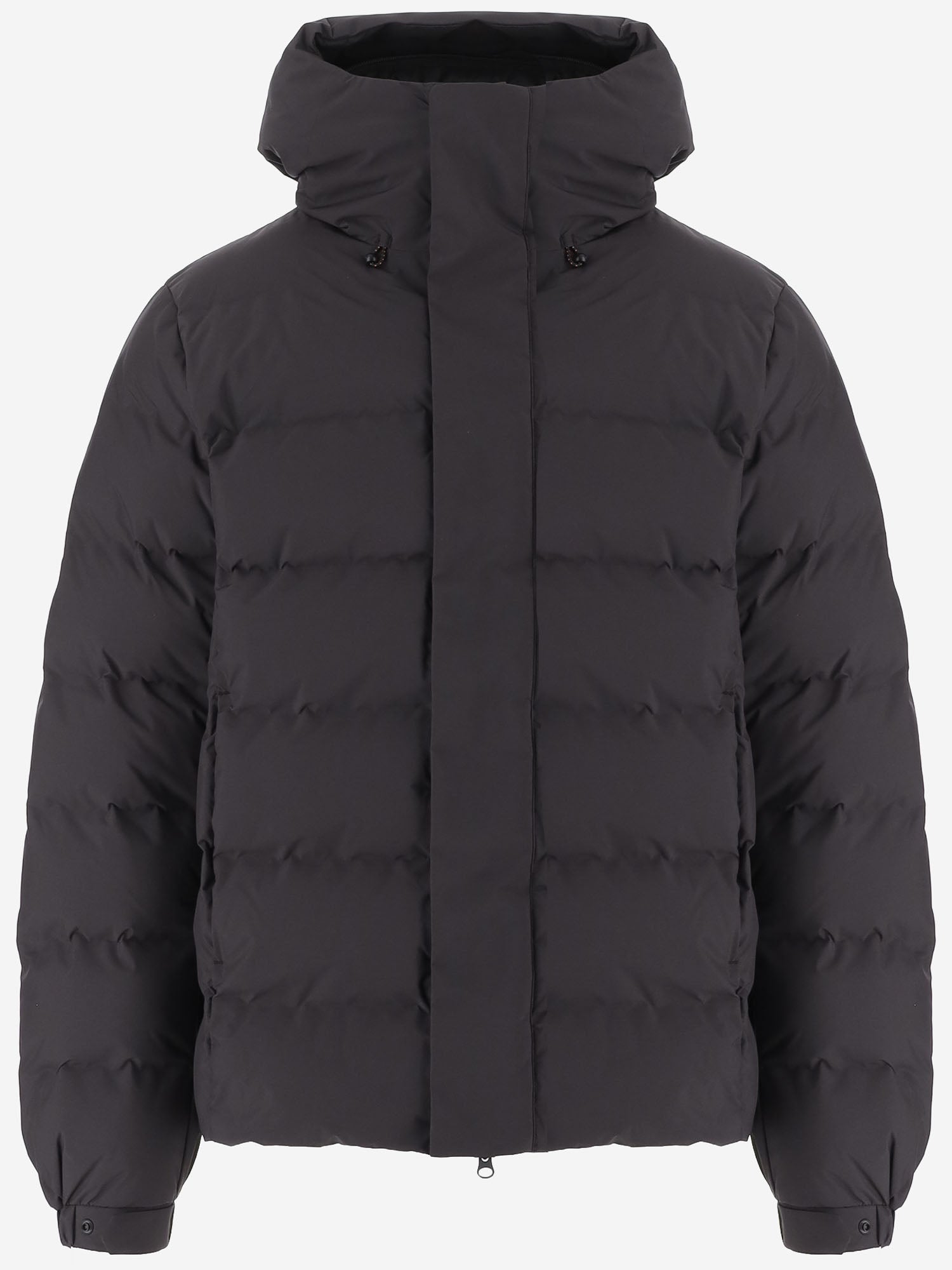 PIUMINO IN NYLON CON COLLO ALTO E TRAPUNTATURA A CANALI P31888M LEAF2340009 SAVE THE DUCK 