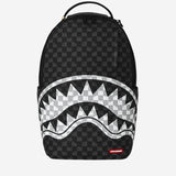 ZAINO BLACK AND WHITE DRIP CHECK SHARK 910B8553NSZ BLACKANDWHITE SPRAYGROUND 
