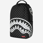 ZAINO BLACK AND WHITE DRIP CHECK SHARK 910B8553NSZ BLACKANDWHITE SPRAYGROUND 