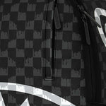 ZAINO BLACK AND WHITE DRIP CHECK SHARK 910B8553NSZ BLACKANDWHITE SPRAYGROUND 