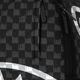 ZAINO BLACK AND WHITE DRIP CHECK SHARK 910B8553NSZ BLACKANDWHITE SPRAYGROUND 