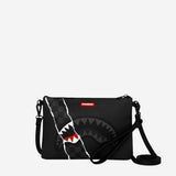 POCHETTE IN PELLE SINTETICA CENTER RIP REVEALING 910B9350NSZ GRAY SPRAYGROUND 