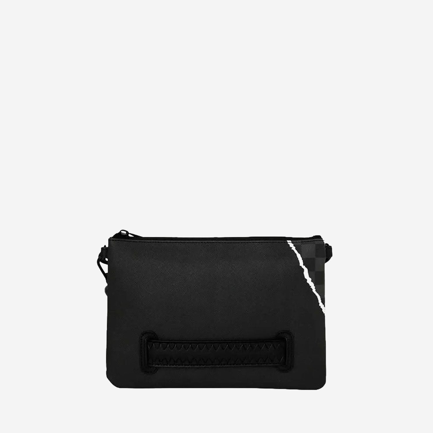 POCHETTE IN PELLE SINTETICA CENTER RIP REVEALING 910B9350NSZ GRAY SPRAYGROUND 