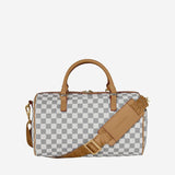 BORSA A MANO EMBOSSED CREAM CHECK MINI 910D9398NSZ CREAM SPRAYGROUND 