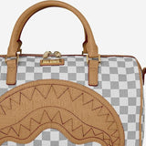 BORSA A MANO EMBOSSED CREAM CHECK MINI 910D9398NSZ CREAM SPRAYGROUND 