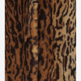 CAPPOTTO IN PELLICCIA SINTETICA CON MOTIVO ANIMALIER 61137 907040200 STAND STUDIO 