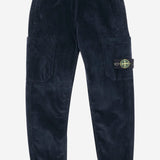 PANTALONI IN MISTO COTONE STRETCH CON LOGO 3100005 S0199V0020 STONE ISLAND KIDS 