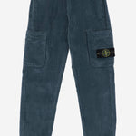 PANTALONI IN MISTO COTONE STRETCH CON LOGO 3100005 S0199V004B STONE ISLAND KIDS 