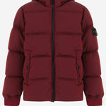 PIUMINO IMBOTTITO CON CAPPUCCIO E LOGO 4100006 S0019V0014 STONE ISLAND KIDS 