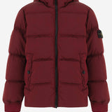 PIUMINO IMBOTTITO CON CAPPUCCIO E LOGO 4100006 S0019V0014 STONE ISLAND KIDS 