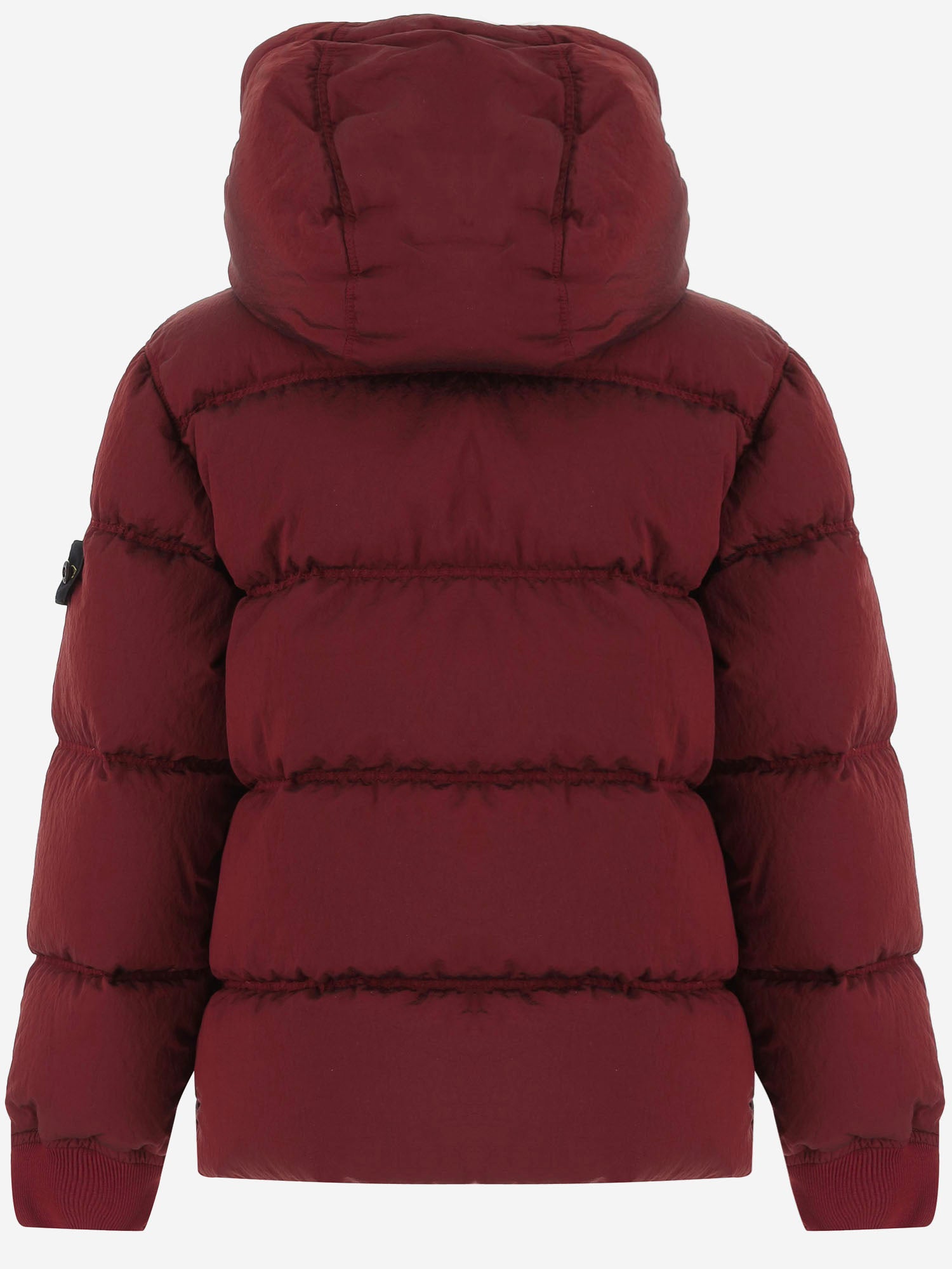 PIUMINO IMBOTTITO CON CAPPUCCIO E LOGO 4100006 S0019V0014 STONE ISLAND KIDS 