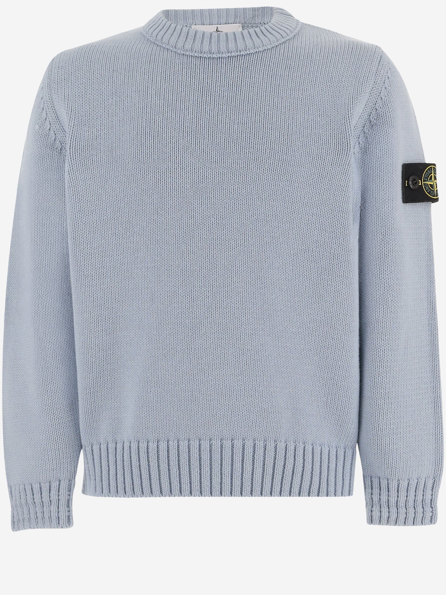 MAGLIA IN COTONE CON LOGO 5100019 S01A2V004A STONE ISLAND KIDS 