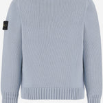 MAGLIA IN COTONE CON LOGO 5100019 S01A2V004A STONE ISLAND KIDS 