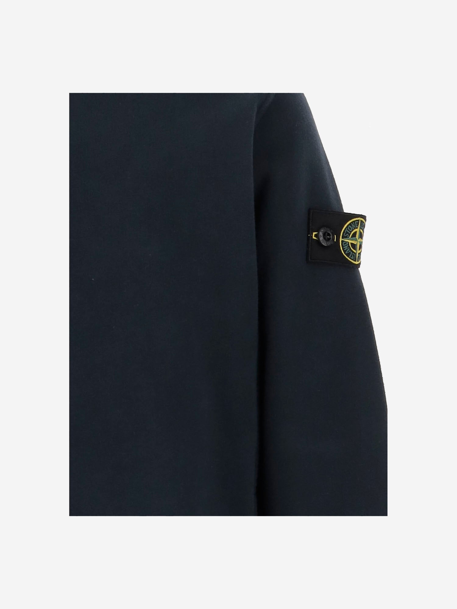 FELPA IN COTONE STRETCH CON LOGO 6100001 S0A20V0020 STONE ISLAND KIDS 