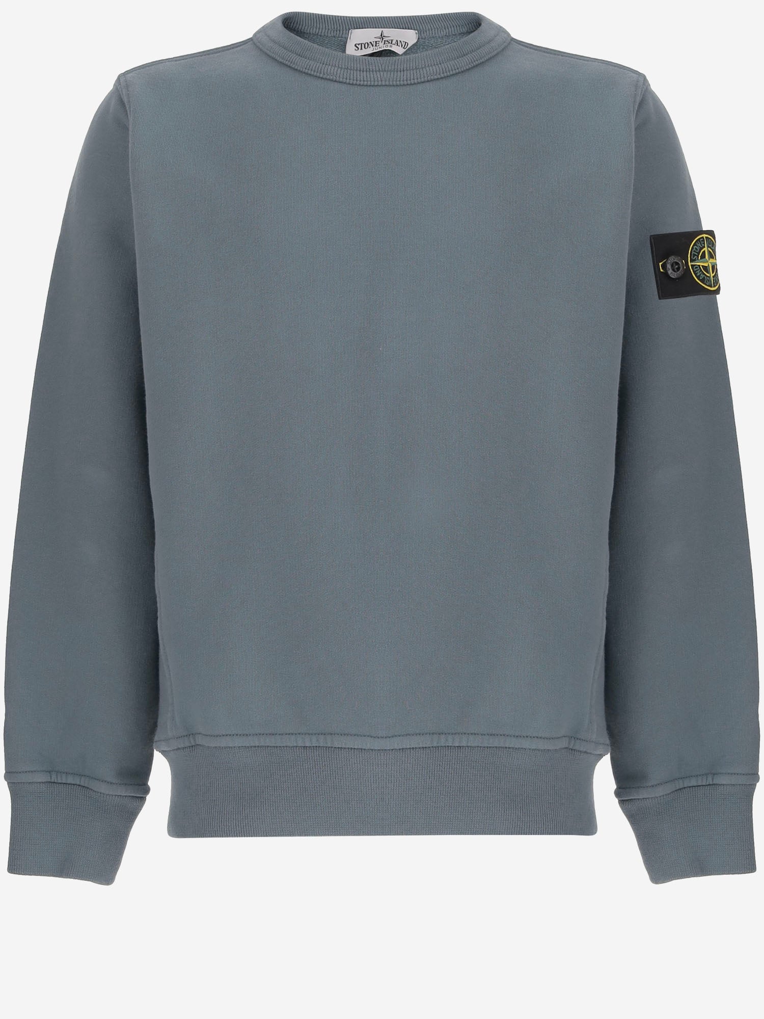 FELPA IN COTONE CON LOGO 6100001 S0A20V004B STONE ISLAND KIDS 