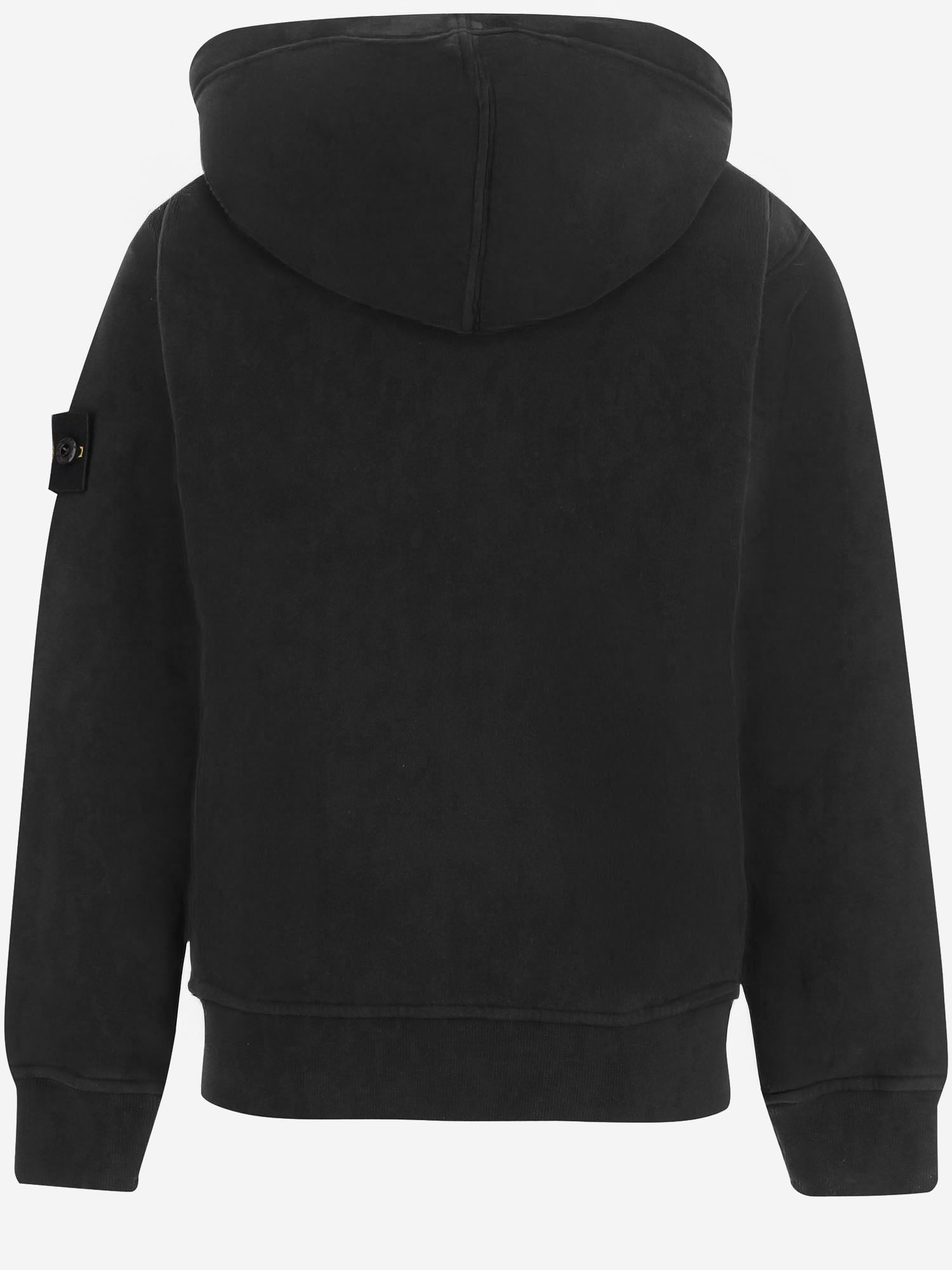FELPA IN COTONE CON LOGO 6100006 S0A20V0029 STONE ISLAND KIDS 