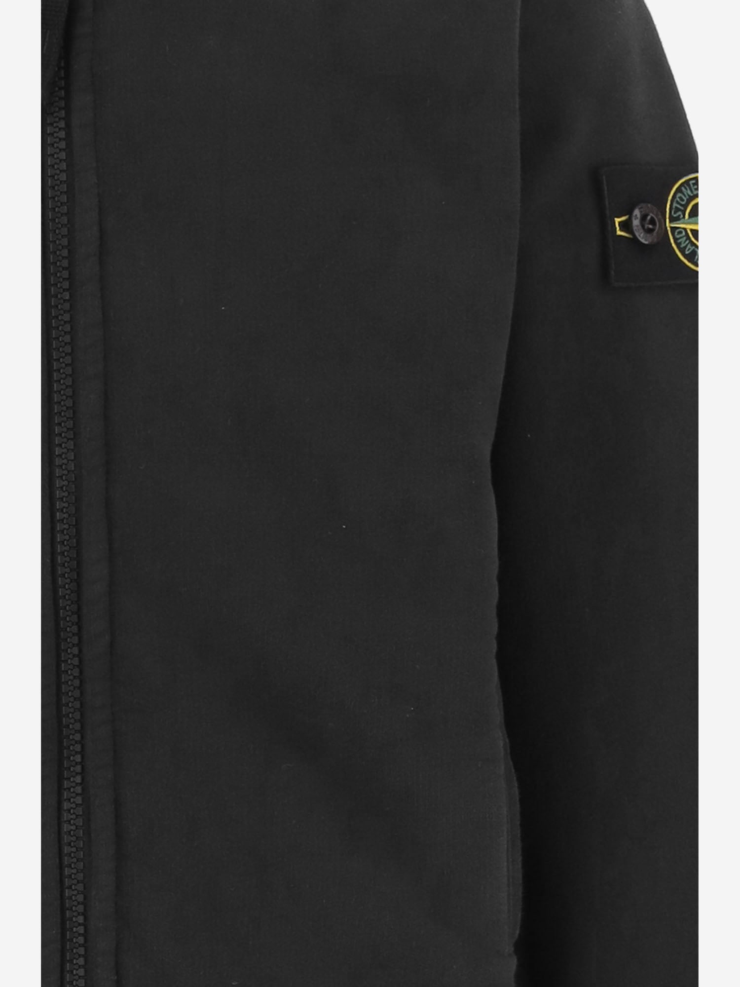 FELPA IN COTONE CON LOGO 6100006 S0A20V0029 STONE ISLAND KIDS 