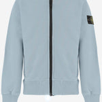 FELPA IN COTONE CON CAPPUCCIO E PATCH LOGO 6100006 S0A20V004A STONE ISLAND KIDS 